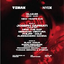 capodanno tenax 2026 firenze jospeh capriati